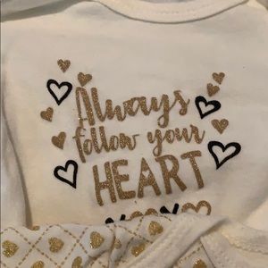 Baby girl onesie (two piece set)